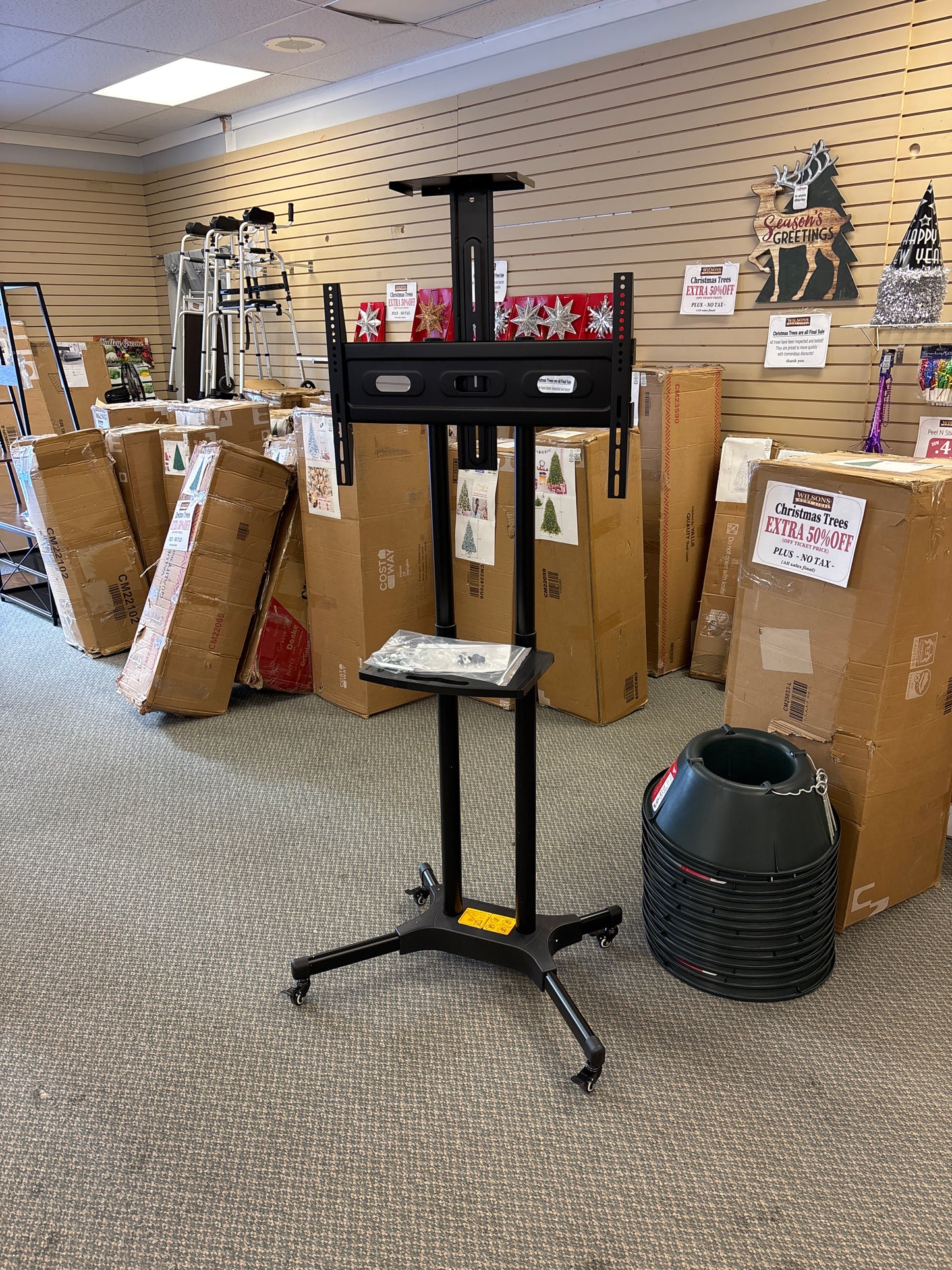 Portable TV, Monitor, Display Stand with wheels