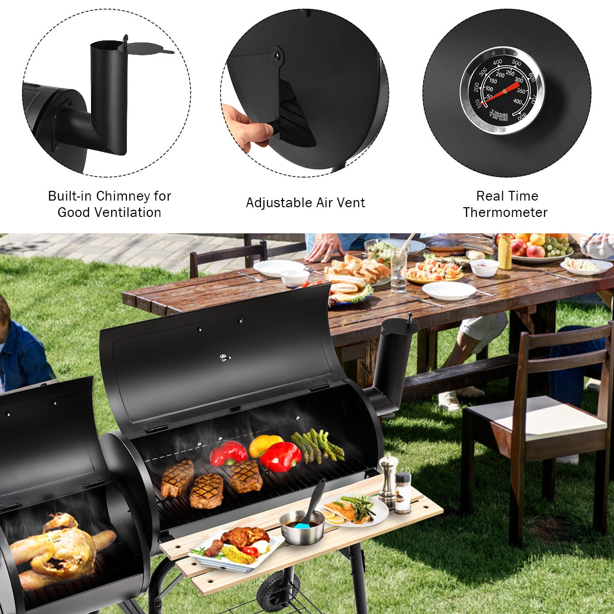 Special - Tax Free - Outdoor BBQ Grill Barbecue Pit Patio Cooker - Fully Assembled