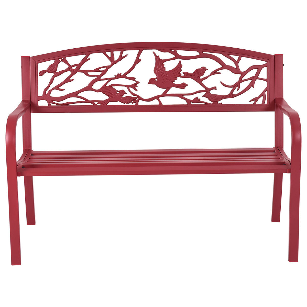 Patio Garden Bench Park Yard Outdoor Furniture, Fully Assembled