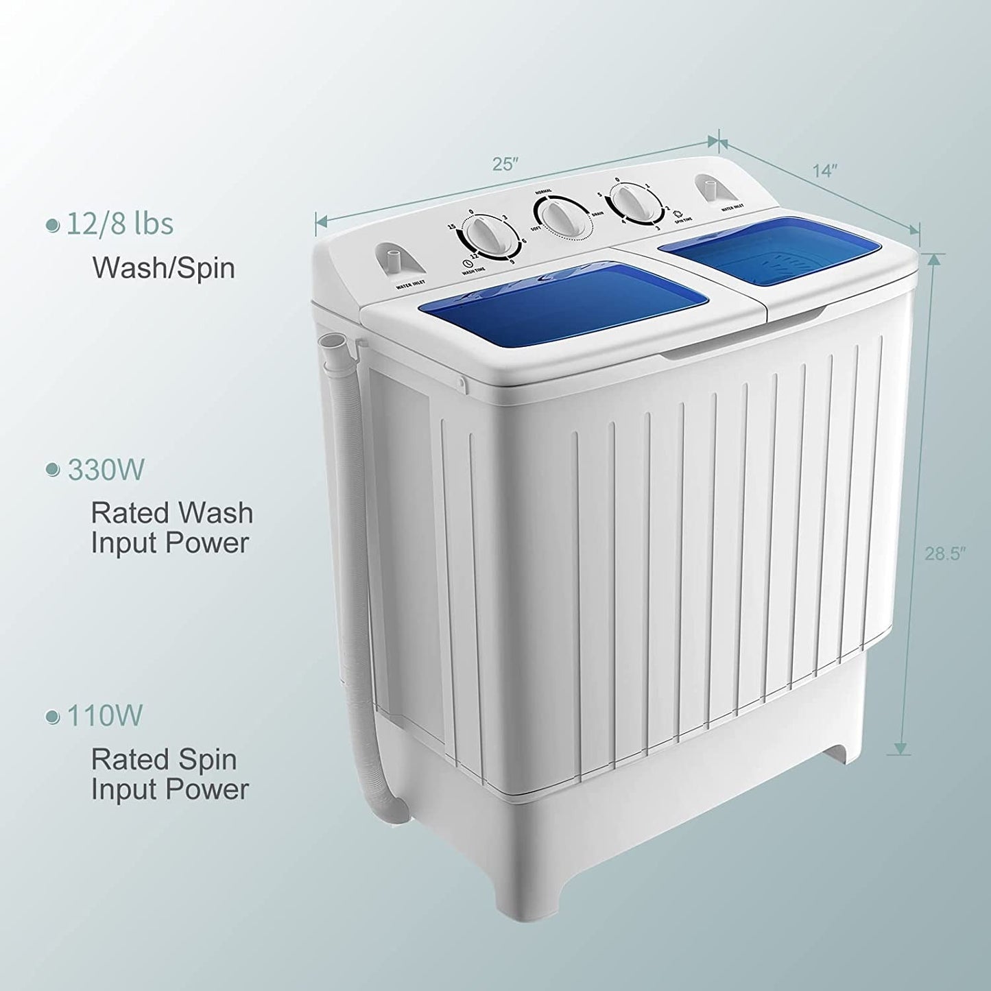 Copy of *SPECIAL* 20Lb Portable Washing Machine *TESTED*
