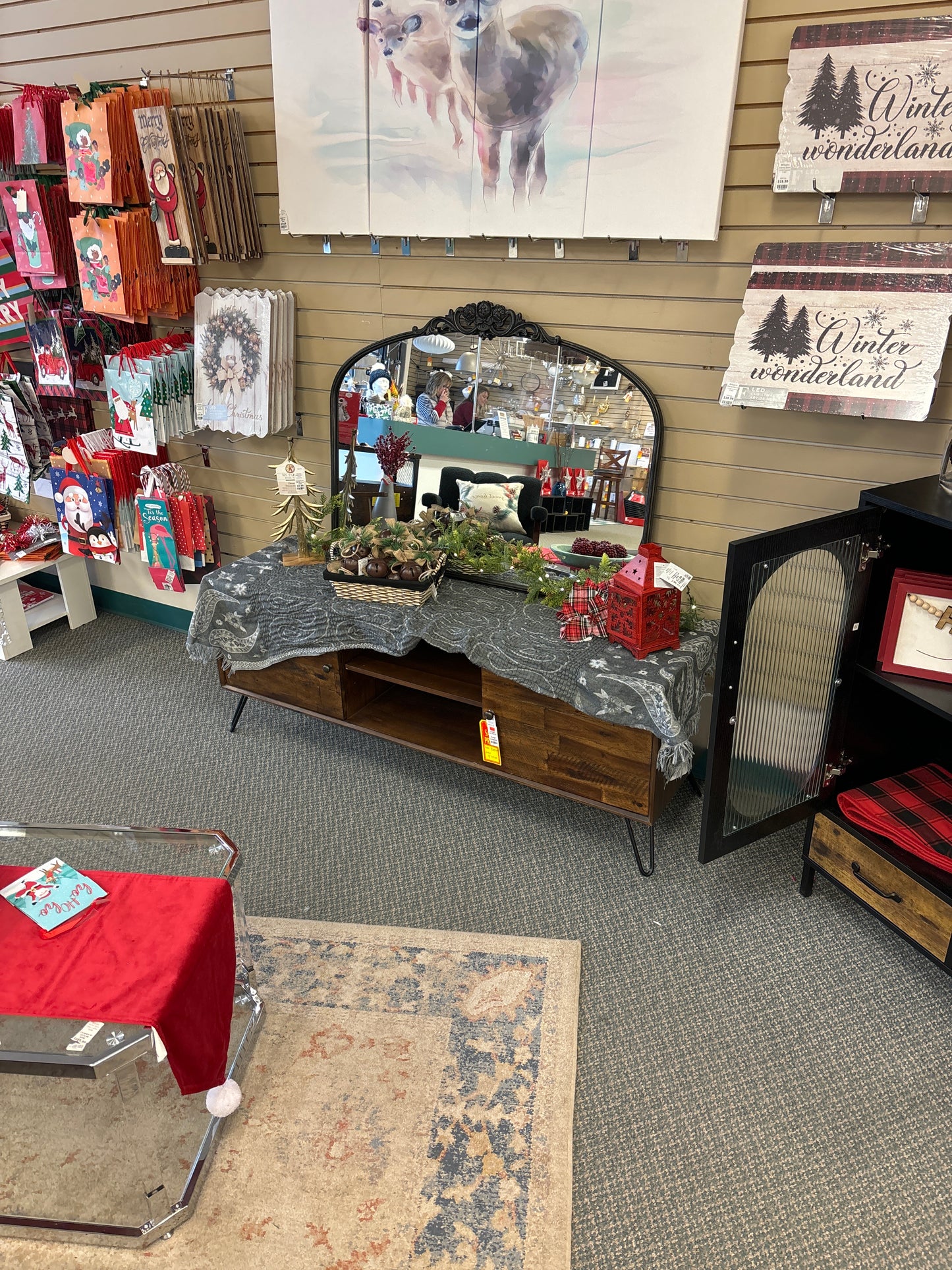 Tempest Accent Mirror, 30`` x 40``, antique matte black