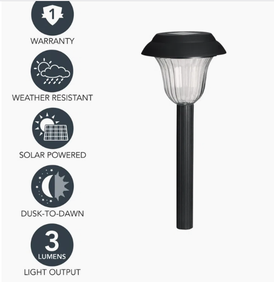 12 PACK - MoonRays Solar Pathway Light