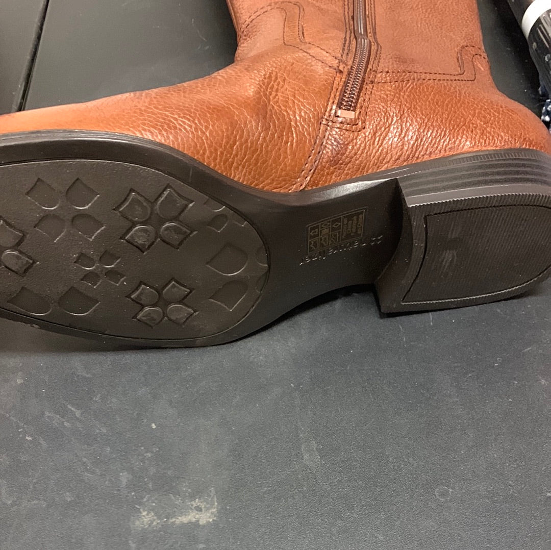 Johanna, Banana Bread, Tall Leather Boot, size 8.5m