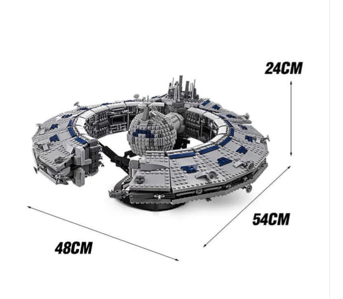 3663 Piece MOULD KING 21008 Lucrehulk Star Control Ship