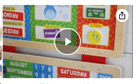 Melissa & Doug My First Daily Magnetic Calendar