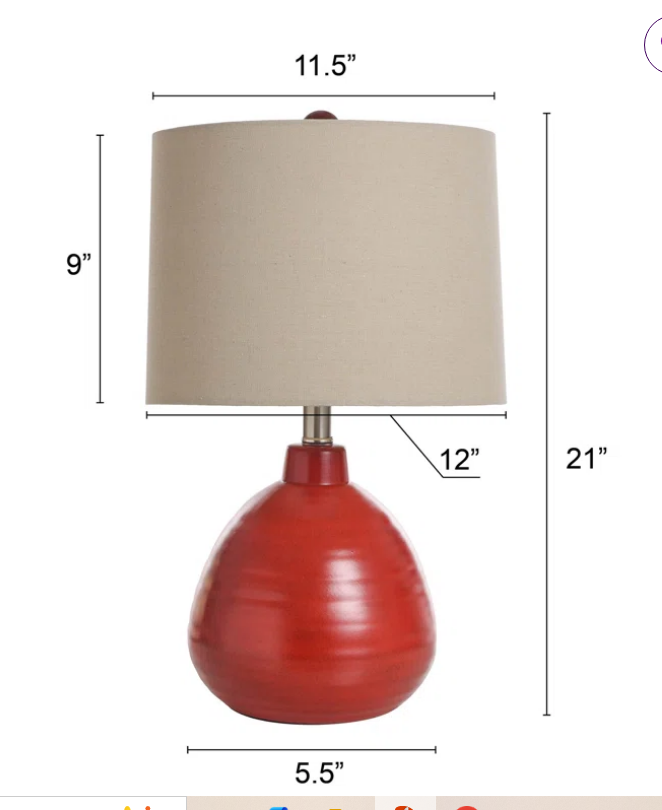 Alverez Ceramic Table Lamp