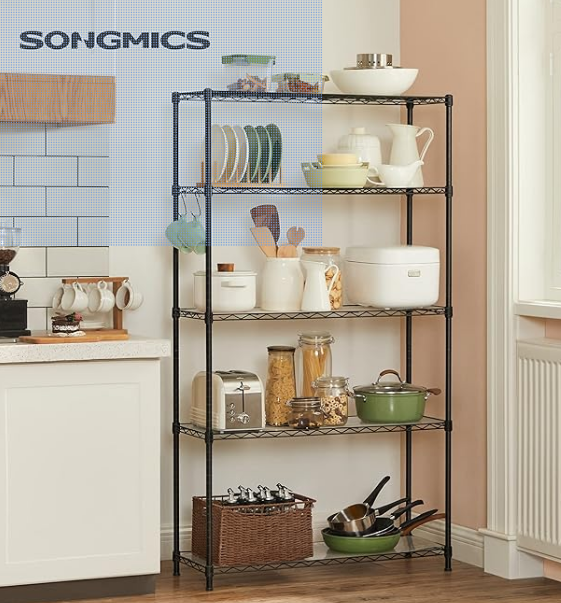 SPECIAL, 5-Tier 63``Storage Shelves, Wire Shelving Unit, unassembled