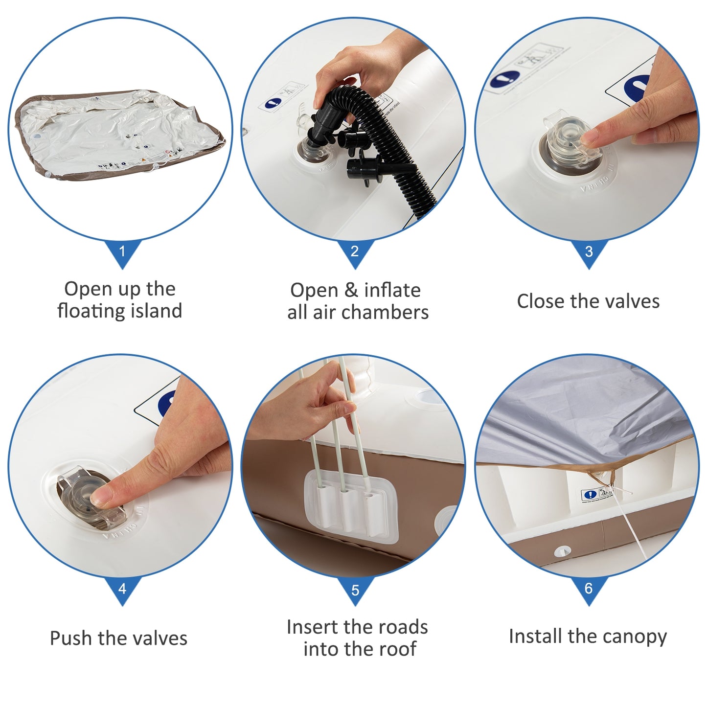 SPECIAL, Inflatable Pool Float Lounge Swimming Raft