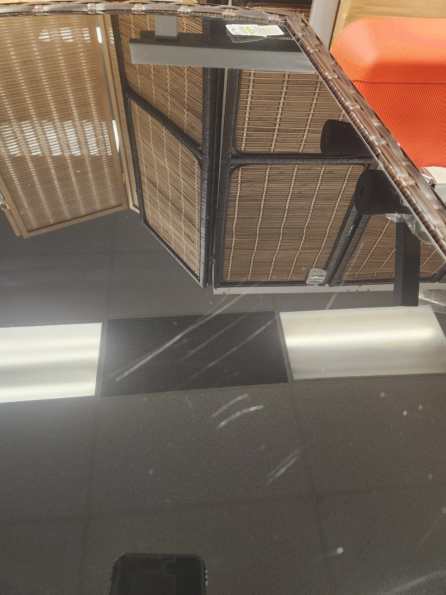 *SPECIAL* - 3 Pieces Cushioned Wicker Patio Bistro Set (Scratch and Dent)