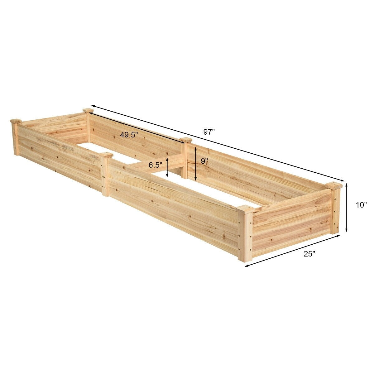 Wooden Vegetable Raised Garden Bed - *UNASSEMBLED/IN BOX* - GT3528