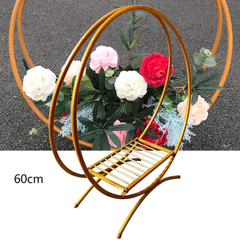 Wedding Cake Flower Hoop Stand