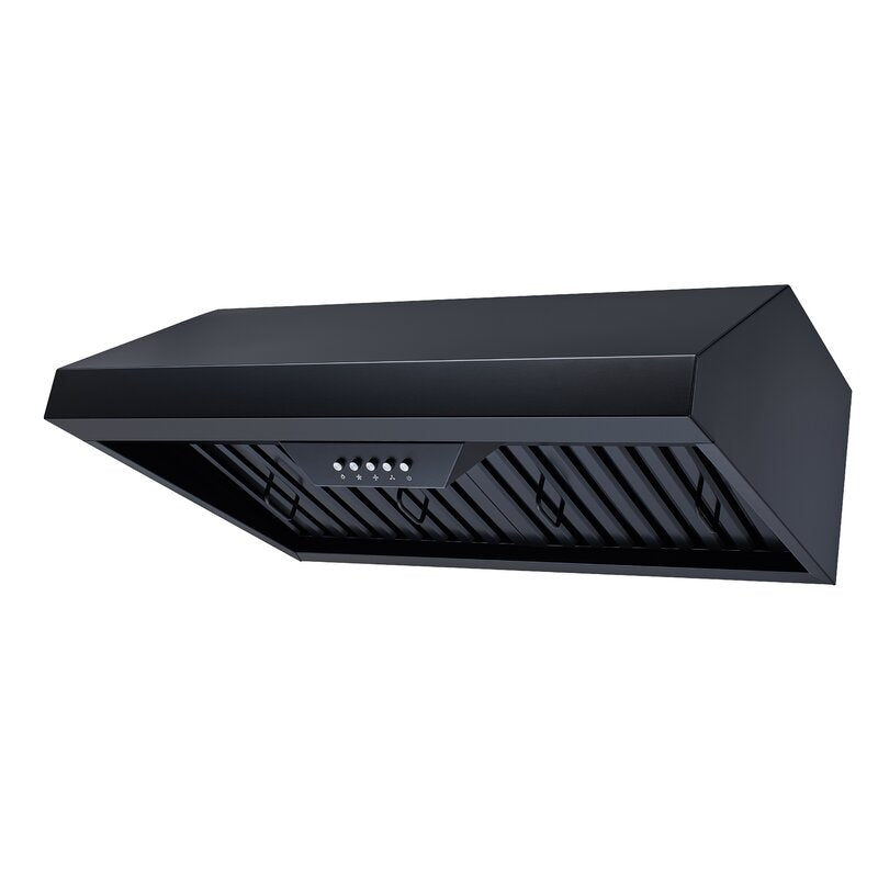 29.5" 112 Series 300 CFM Ducted Under Cabinet Range Hood - black