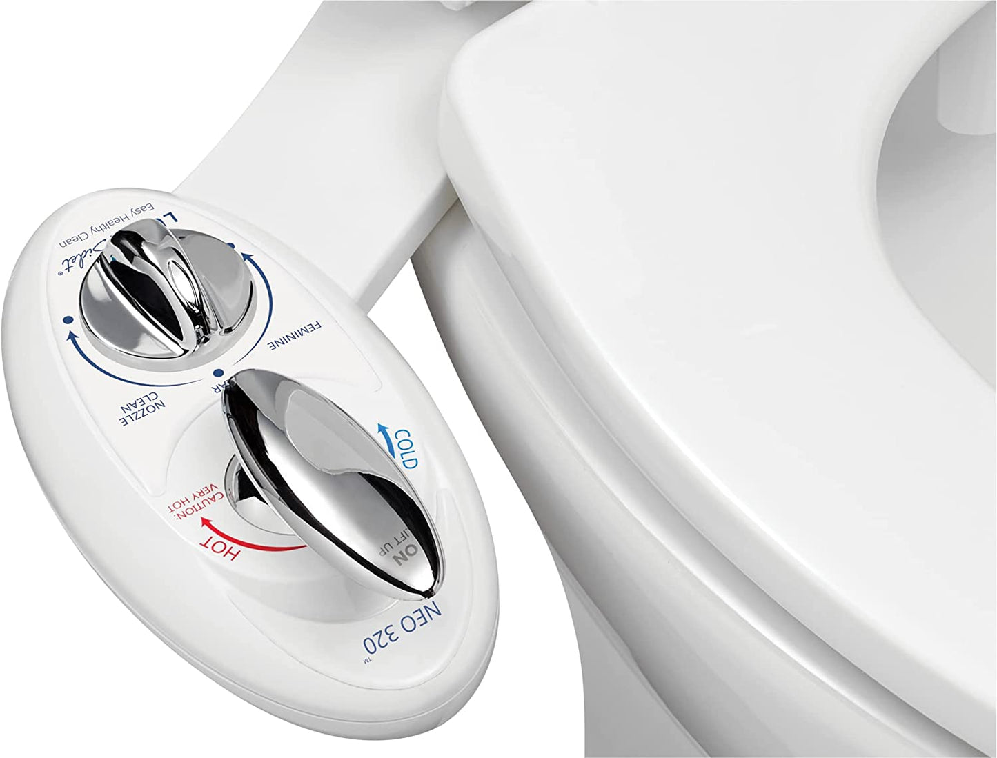 Luxe Bidet Neo 320 - Self Cleaning Dual Nozzle