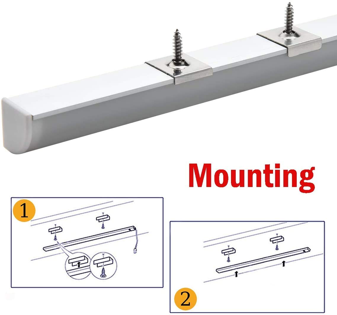Diffuser with Aluminium Channel for Strip Lights
