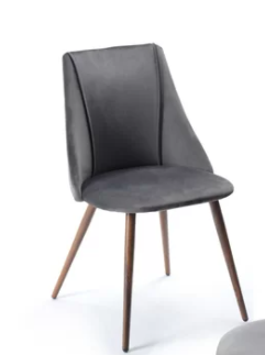 Kora Fabric Upholstered Dining Chair, Grey
