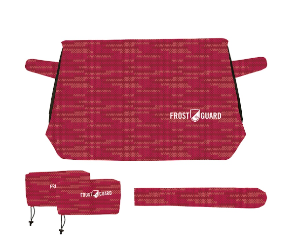 FrostGuard Deluxe with Two Security Panels and Mirror Covers, red
