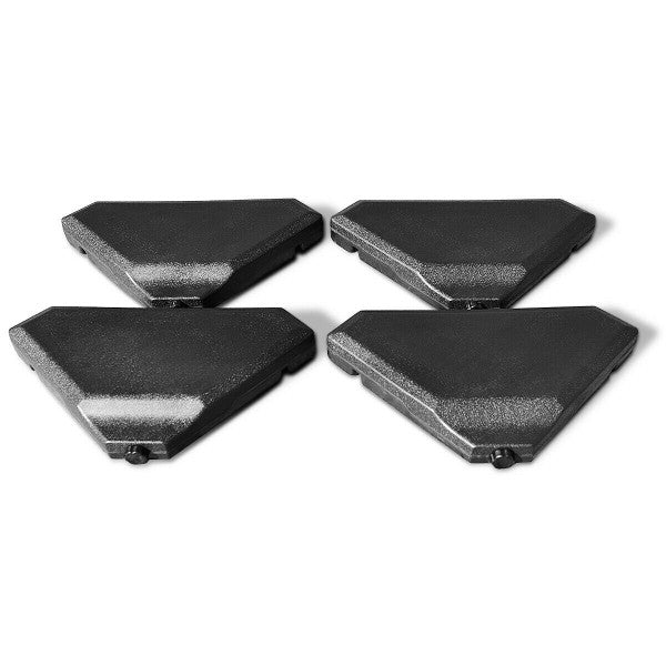 4 Pieces 195 lbs Patio Cantilever Offset Umbrella Base Weight Sand or water