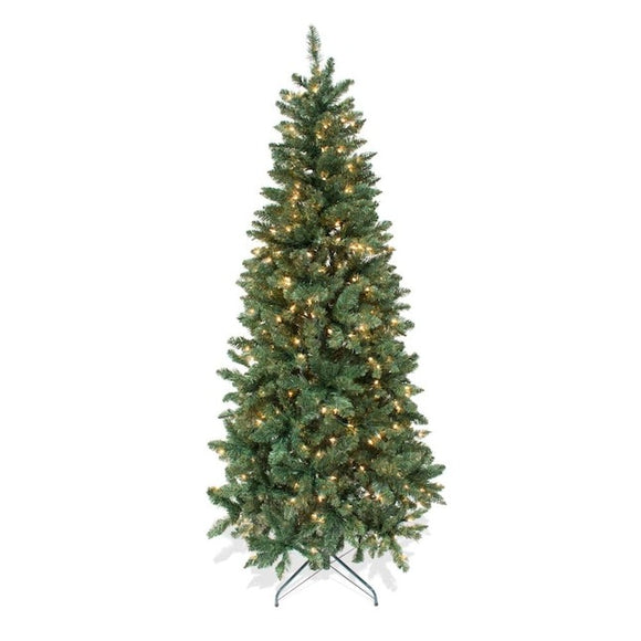Astella 7-ft Douglas Fir Pre-lit Artificial Christmas Tree with Incandescent Lights