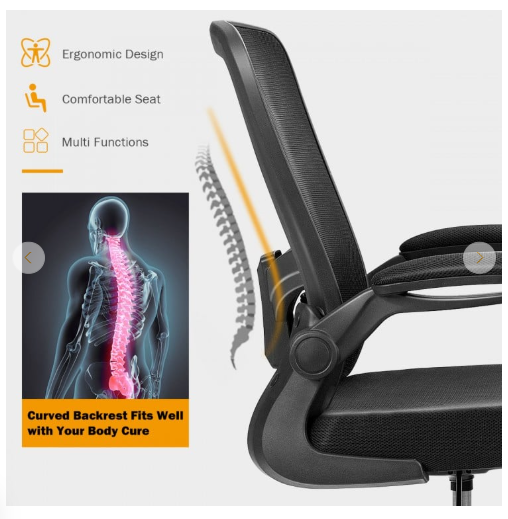 Adjustable Height Mid Back Mesh Drafting Office Chair