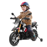 Aprilia Licensed 12V Kids Ride-On Motorcycle-Black, FULLY ASSEMBLED