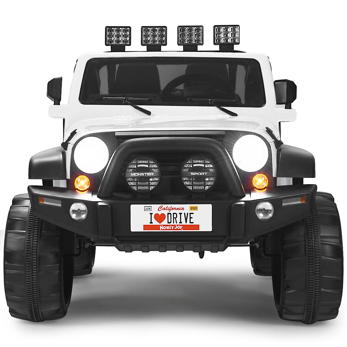 HANDYMAN SPECIAL, 12V 2-Seater Ride on Car Truck with Remote Control SPECIAL, CUSTOMER RETURN-MISSING SEAT/TESTED