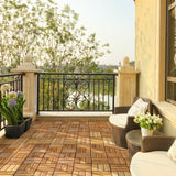 SPECIAL, 27 Pieces Acacia Wood Interlocking Patio Deck Tile