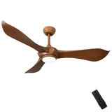 52 Inch Ceiling Fan with Light Reversible DC Motor (1 Box, Unassembled)