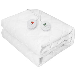 Auto Shut Off Heated Electric Mattress Pad with Dual Controller-King, 78x80