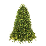 Premium Hinged Artificial Fir Christmas Tree with LED Lights-6 ft