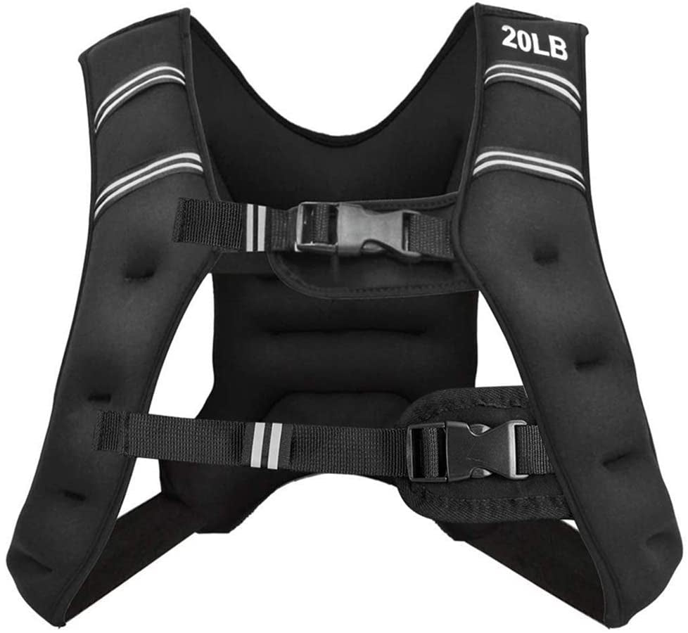 20 lbs Training Weight Vest Workout Equipment with Adjustable Buckles