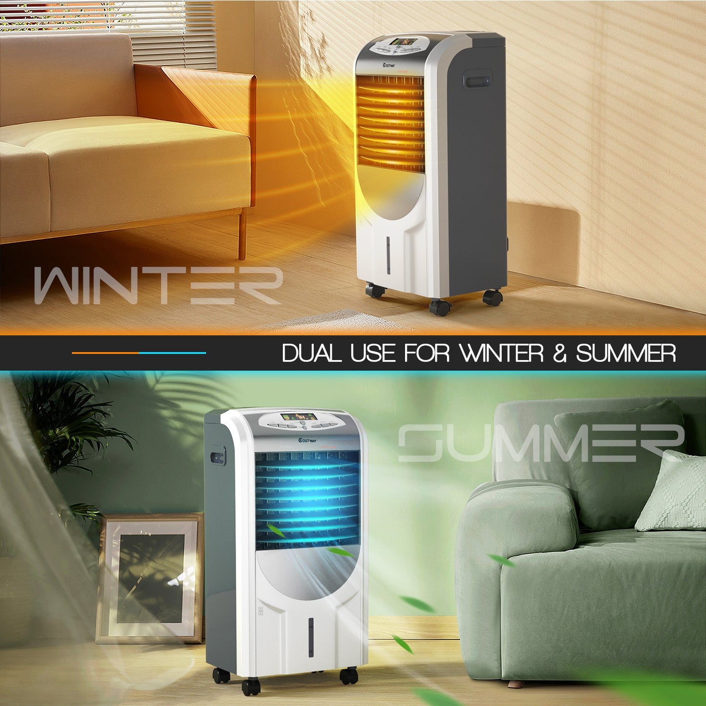 SPECIAL - Portable Air Cooler Fan with Heater and Humidifier Function (1 Box)