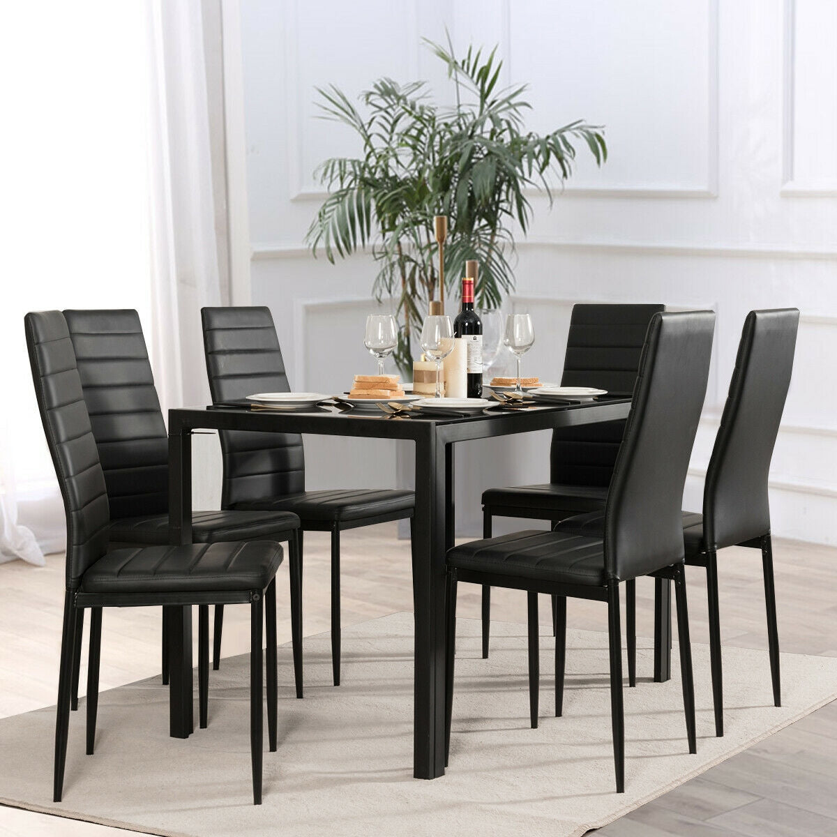 Special - Set of 6 High Back Dining Chairs