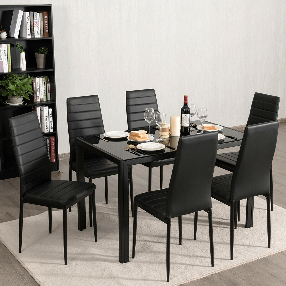 Special - Set of 6 High Back Dining Chairs