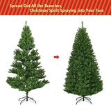 Pre-Lit Artificial Premium Hinged Christmas Tree-5 ft