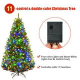 Pre-Lit Artificial Premium Hinged Christmas Tree-5 ft