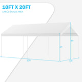 *SPECIAL* - 10 x 20 Feet Steel Frame Portable Car Canopy Shelter