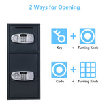 SPECIAL, Digital Safe Box with 2 Doors plus keys