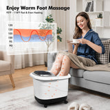 Portable All-In-One Heated Foot Bubble Spa Bath Motorized Massager-Gray (Copy)