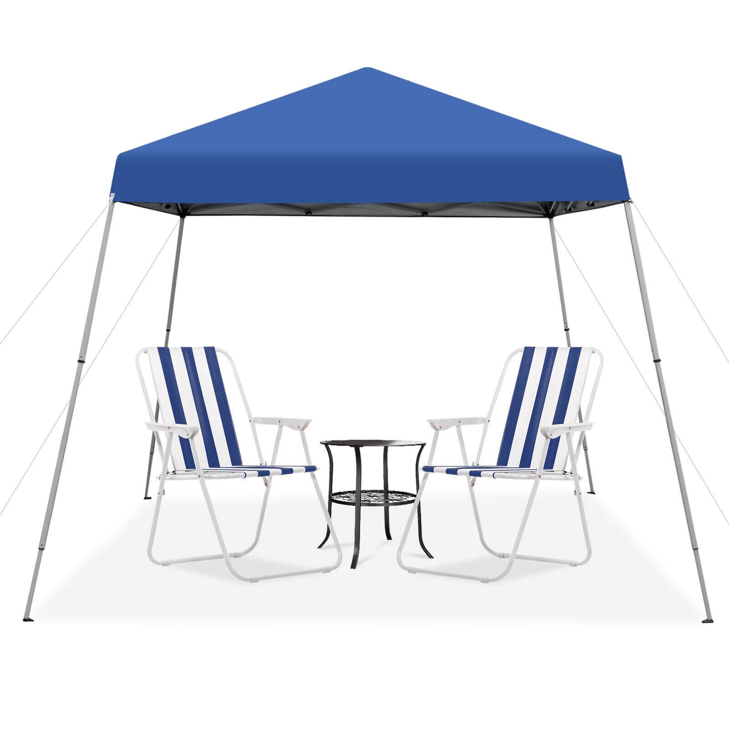 SPECIAL 10 x 10 Feet Outdoor Instant Pop-up Canopy with Carrying Bag-Blue