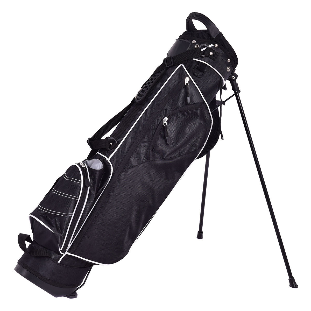 SPECIAL, 3.5LB Golf Bag with 4 Way Divider Carry Organizer Pockets-Black