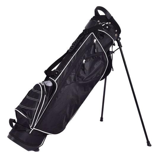 SPECIAL, 3.5LB Golf Bag with 4 Way Divider Carry Organizer Pockets-Black