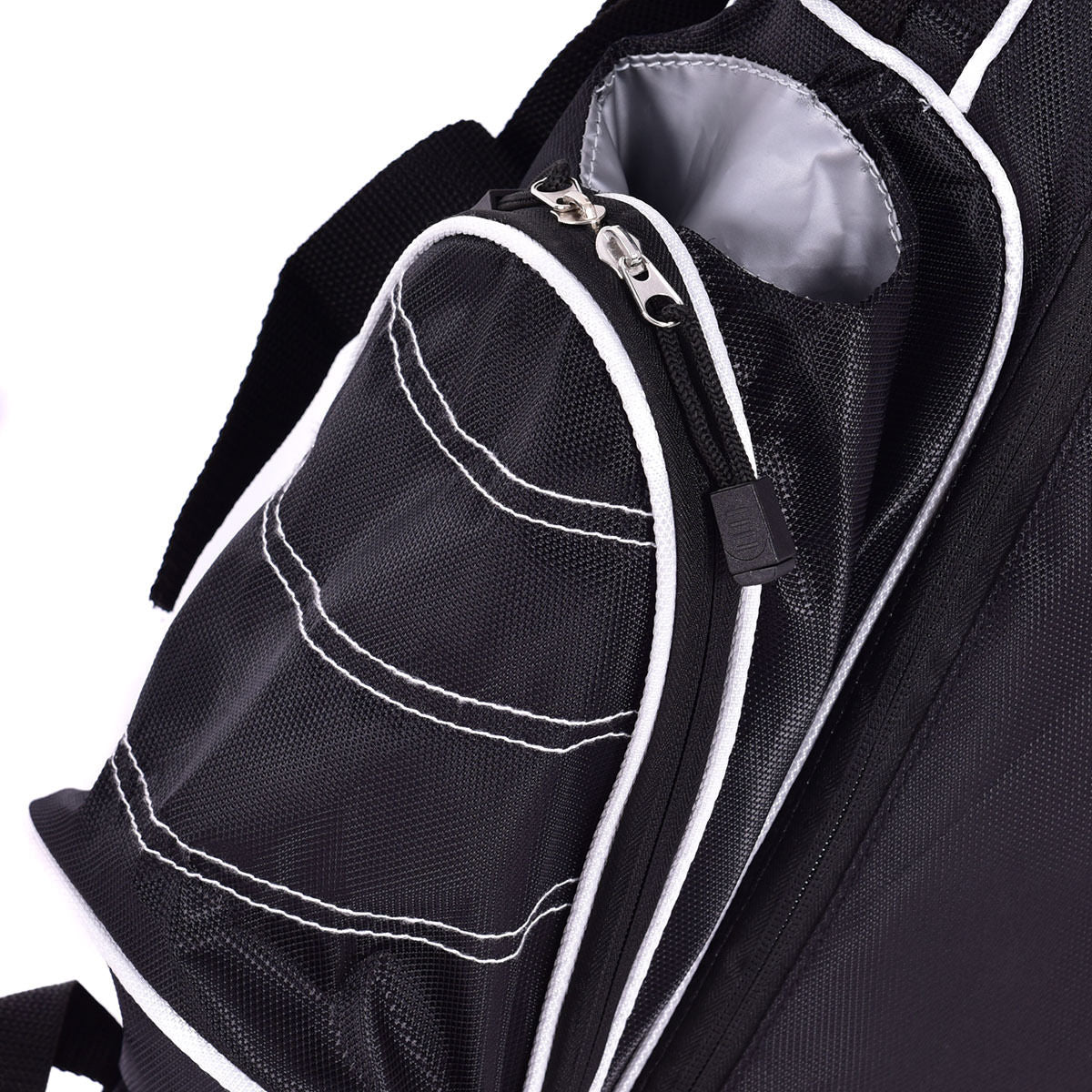SPECIAL, 3.5LB Golf Bag with 4 Way Divider Carry Organizer Pockets-Black