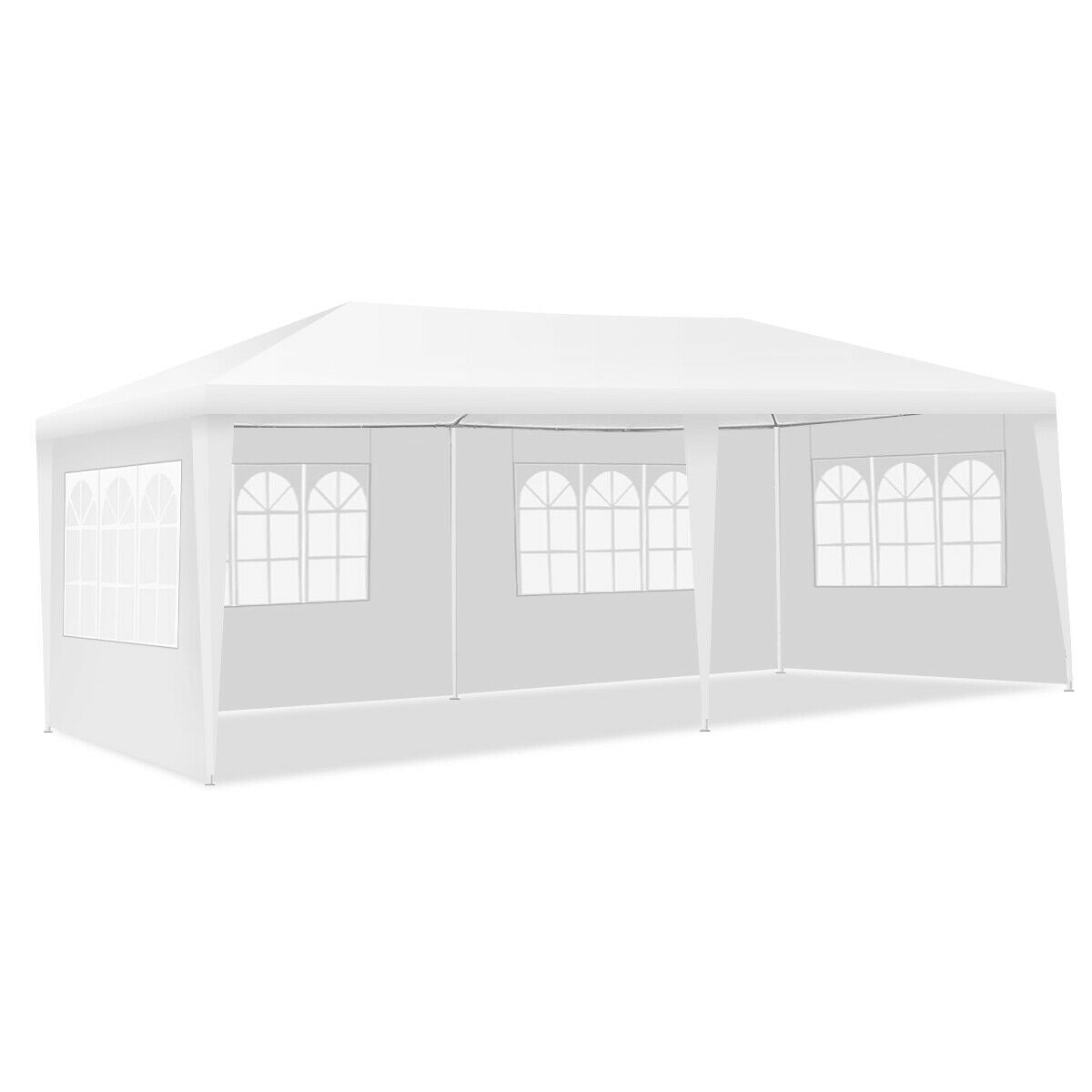 10 x 20 Feet Outdoor Party Wedding Canopy Tent with Removable Walls