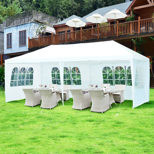 10 x 20 Feet Outdoor Party Wedding Canopy Tent with Removable Walls
