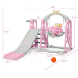 3-in-1 Toddler Climber and Swing Set Slide Playset, fully assembled *SALE*