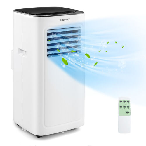 9000 BTU Air Conditioner with Dehumidifier and 24H Timer-White, new in box
