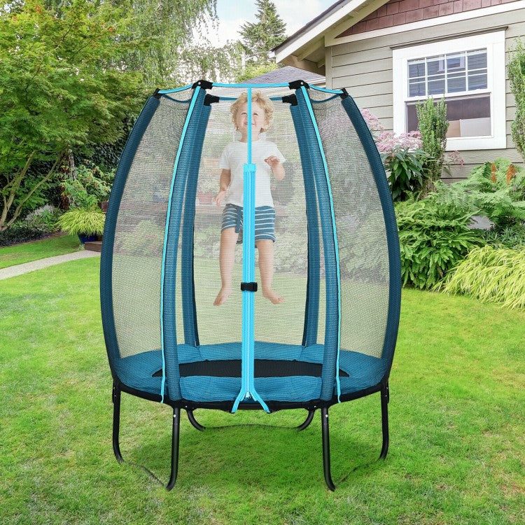 4 Feet Kids Trampoline Recreational Bounce Jumper with Enclosure Net