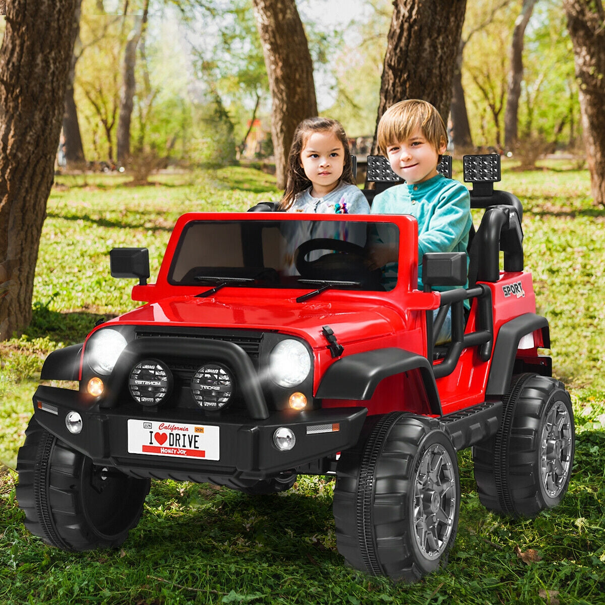 12V 2-Seater Ride on Car Truck with Remote Control, assembled, issues please see below