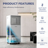 SPECIAL, CUSTOMER RETURN, TESTED, 10000 BTU AC and Dehumidifier, missing remote, manual