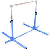 Adjustable Gymnastics Bar Horizontal Bar for Kids-Blue (1 Box, Assembly Required)